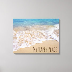 Impressão Em Tela surf de praia das Bahamas