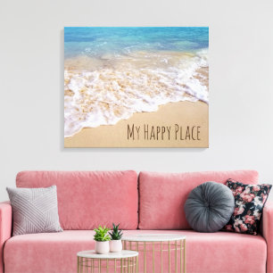 Impressão Em Tela surf de praia das Bahamas