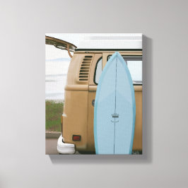 Impressão Em Tela Surf para cima | Surfboard Volkswagen Beach Painti