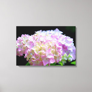 Impressão Em Tela Sussurro da manhã - Hydrangea roxo