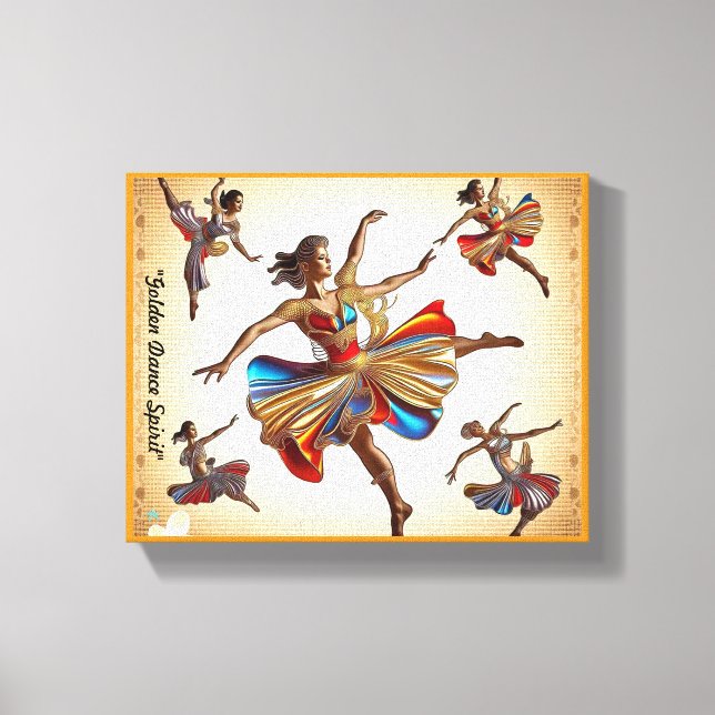 Impressão Em Tela "Sussurros de Movimento" (Frente)