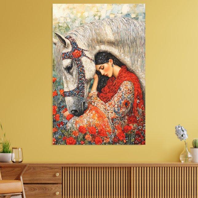 Impressão Em Tela Sussurros De Serenidade (Insitu(Sala de estar))