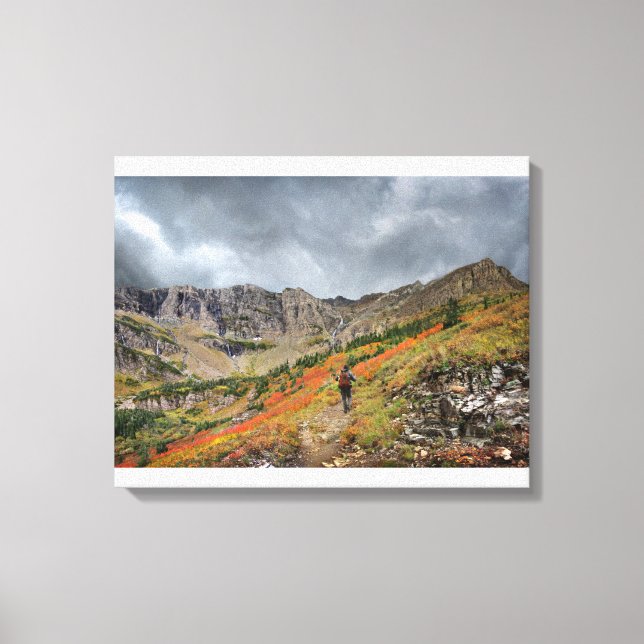 Impressão Em Tela Swiftcurrent Pass - Glacier National Park (Frente)