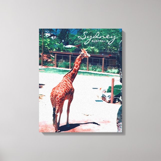 Impressão Em Tela Sydney Austrália (Frente)