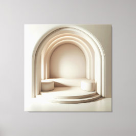 Impressão Em Tela Symmetric Arch Stairway