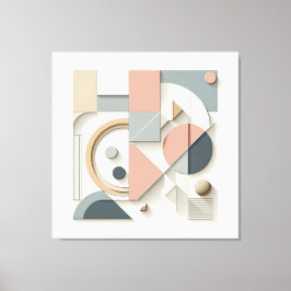 Impressão Em Tela Symmetric Shape Ensemble