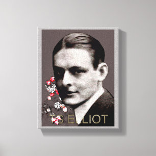 Impressão Em Tela T S Elliot