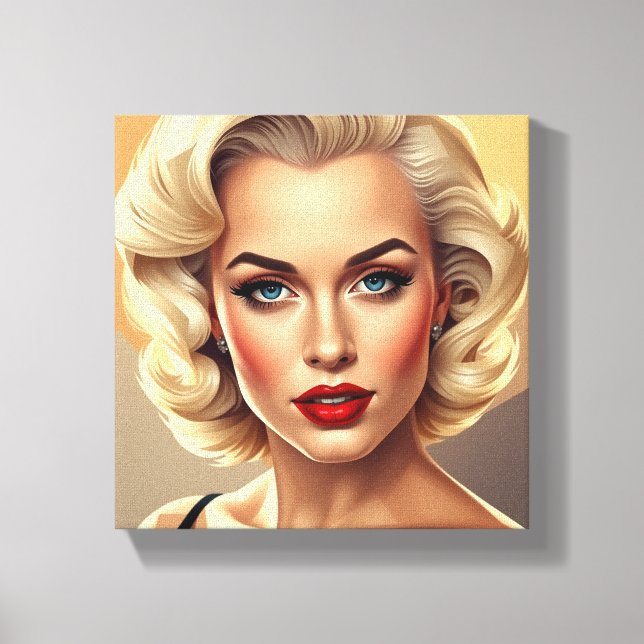 Impressão Em Tela Tableau Déco (1950's) (Frente)