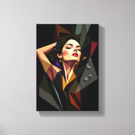 Impressão Em Tela Tableau Déco ( Art Abstrait exprimant La Liberté )