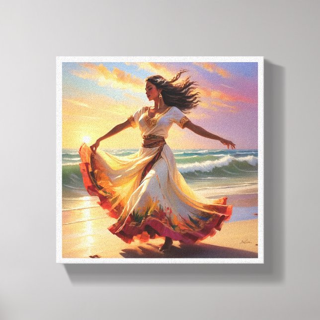 Impressão Em Tela Tableau Déco (Beauté Traditionnelle) (Frente)