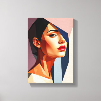 Impressão Em Tela Tableau Déco (Mistrust) Portrait Beauté