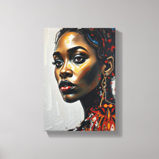 Impressão Em Tela Tableau Déco (Temperature) Portrait Beauté