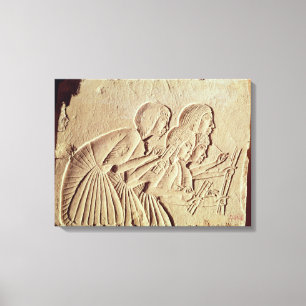 Impressão Em Tela Tablet reproduzindo quatro escribas no trabalho