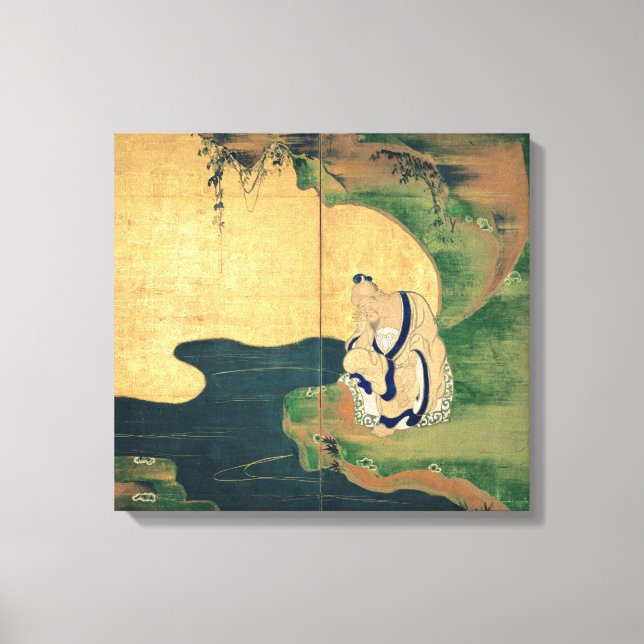 Impressão Em Tela Tai Gong Wang por Ogata Korin (Frente)