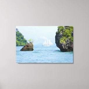 Impressão Em Tela Tailândia, Mar de Andaman. Clipe Star Fyer 2