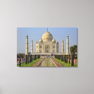 Impressão Em Tela Taj Mahal, um mausoléu localizado em Agra, Índia