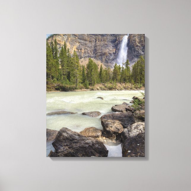 Impressão Em Tela Takakkaw Falls (Frente)