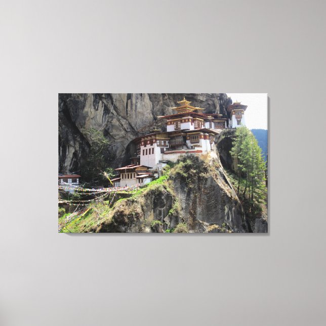 Impressão Em Tela taktsang butão (Frente)