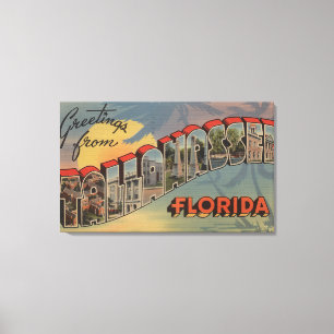 Impressão Em Tela Tallahassee, Florida - grandes cenas da letra
