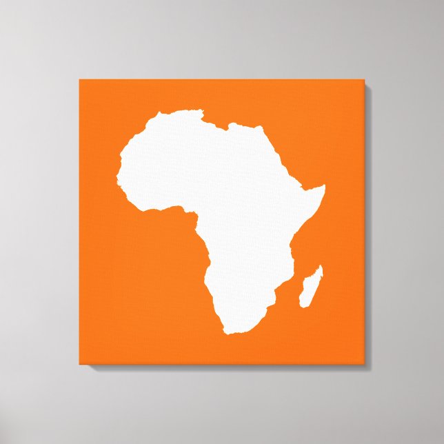 Impressão Em Tela Tangerine África Audaciosa (Frente)