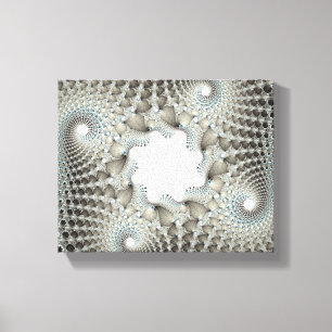 Impressão Em Tela Tangido em azul