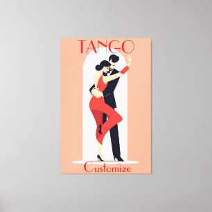 Impressão Em Tela Tango Dancers Thunder_Cove
