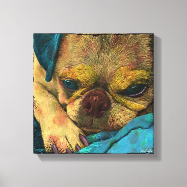 Impressão Em Tela Tank Pop Art (Frente)