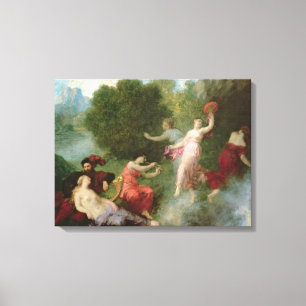 Impressão Em Tela Tannhauser no Venusberg, 1864 (óleo em canvas)