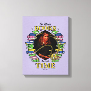 Impressão Em Tela Tantos Livros, Tão Pouco Tempo