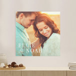 Impressão Em Tela Tão Apaixonado Foto Personalizada em Tela Enrolada<br><div class="desc">Preserve os momentos preciosos com decoração de parede personalizada. Faz um ótimo presente!</div>