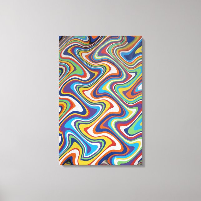 Impressão Em Tela Tapete de vértice Abstrato 6, 2018 | Imagens SVP (Frente)