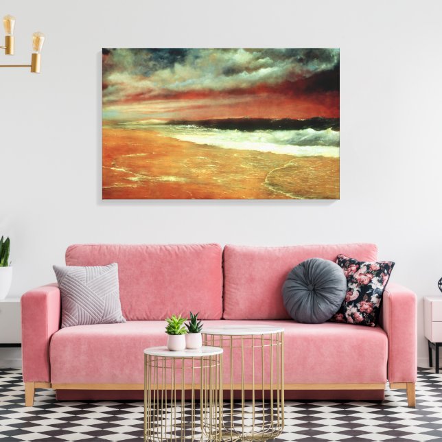 Impressão Em Tela Tarde da tarde pelo Mar - Joaquín Clausell (Insitu(Sala de estar))