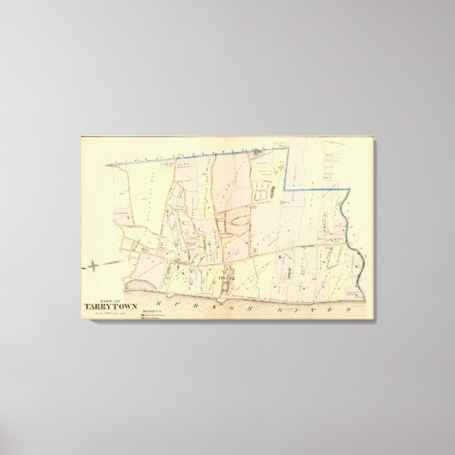 Impressão Em Tela Tarrytown, Nova Iorque (Frente)