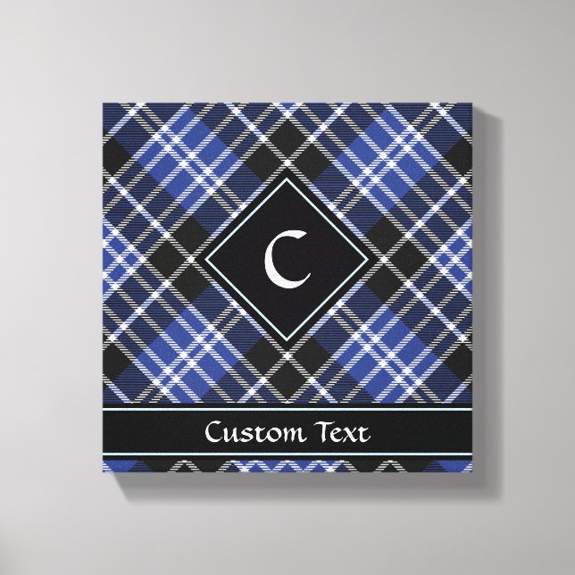 Impressão Em Tela Tartan do Clã Clark (Frente)