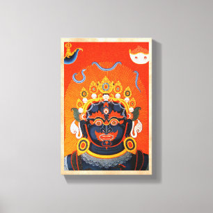 Impressão Em Tela Tatuagem Legal oriental tibetana thangka Bhairava