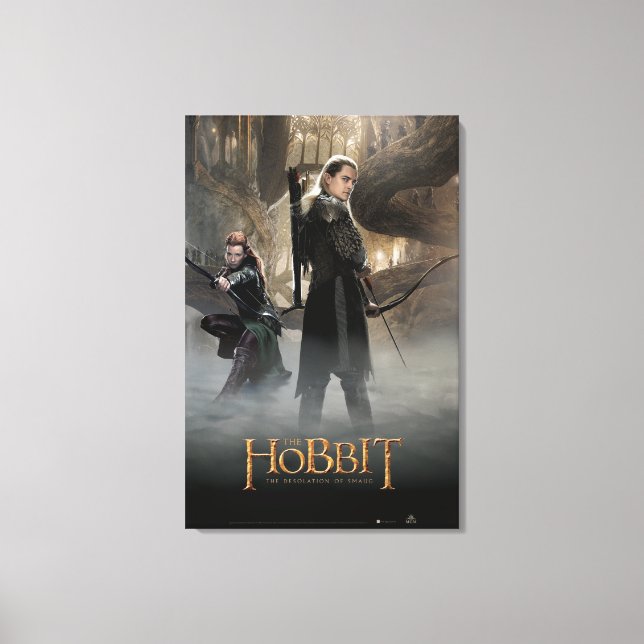 Impressão Em Tela TAURIEL™ E LEGOLAS GREENLEAF™ Movie Poster 2 (Frente)