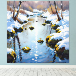 Impressão Em Tela Tauwetter am Meadow Brook 