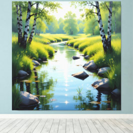 Impressão Em Tela Tauwetter am Meadow Brook 