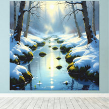 Tauwetter am Meadow Brook 