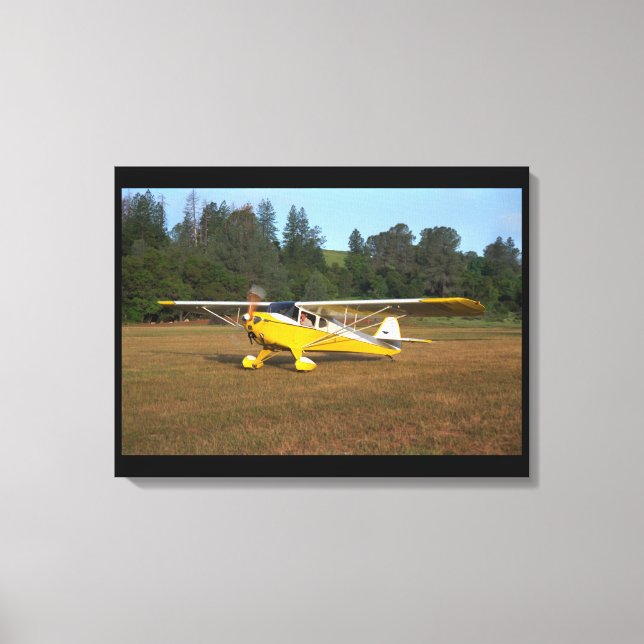 Impressão Em Tela Taylorcraft, BC-12, 1941_Classic Aviation (Frente)