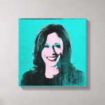 Impressão Em Tela Teal Kamala Harris Pop Art<br><div class="desc">Arte Pop política e presentes políticos no site PolitiClothes.com e PolitiCardz.com Encontrar os presentes políticos e eleitorais mais únicos, incluindo: T-shirts políticas, autocolantes políticos, botões políticos, Posters políticos, pernos políticos, cartões políticos, políticos, políticos, políticos, Posters políticos, sinais políticos e muito mais! Arte e artes políticas: http://www.PolitiClothes.com Cartões e presentes políticos:...</div>