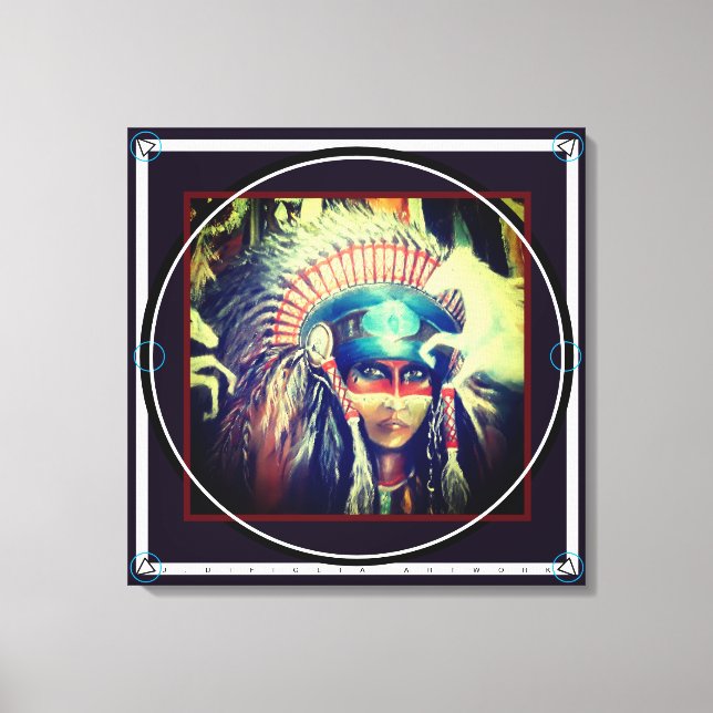 Impressão Em Tela TEARS DE MANHÃ - 24"x24"x3/4" (Frente)