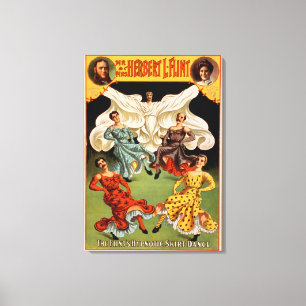 Impressão Em Tela Teatral da dança da saia hipnótica