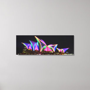 Impressão Em Tela teatro da ópera de sydney vibrante
