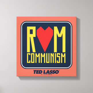 Impressão Em Tela Ted Lasso | Rom Comunismo Gráfico