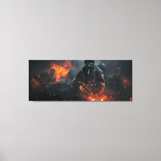 Impressão Em Tela Tela - Arte Steampunk (Frente)