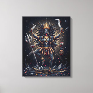 Impressão Em Tela Tela de Arte Geométrica Maa Kali