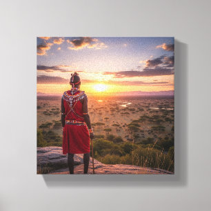 Impressão Em Tela tela de arte Maasai