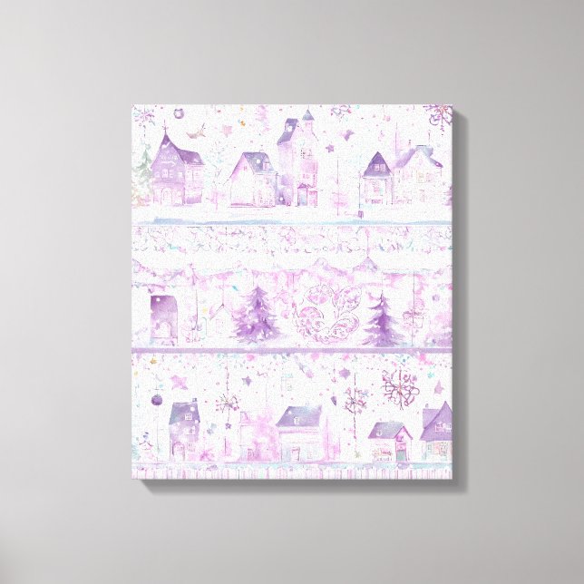 Impressão Em Tela Tela de Arte Molhada Colorida Moderna (Frente)