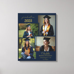 Impressão Em Tela Tela de Colagem de Fotos Personalizada de Graduaçã